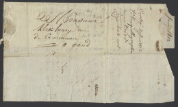 5 Voorlopers, Stempels 91 Kortrijk, 92 Gand, 94 Bruxelles, Ntz - 1794-1814 (Période Française)