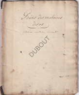 Manuscrit : Précis Des Maladies Des Os, Montpellier, Début 19e Siècle (V2920) - Manuscrits