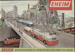 Catalogue EHEIM 1964/65 HO TROLLEY-BUS - Schwebebahn - Schienendraisine - Deutsch