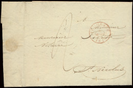 1840 Voorloper Van Termonde, Dd. 9/3/1840 Naar Sint-Niklaas, Briefinhoud Interessant Van CHAMBRES DES NOTAIRES, Zm - 1830-1849 (Belgique Indépendante)