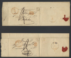 Na 1830, 25-tal Voorlopers, Enkele Met Postbusstempels, Ntz - 1830-1849 (Belgica Independiente)