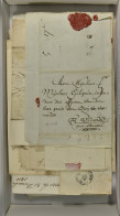 1717/1883, 36 Documenten, Alle Courrier Brieven, Enkele Naar Frankrijk, Zm/m - Andere & Zonder Classificatie