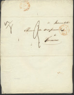 1823/1838, 7 Huwelijksuitnodigingen, Leuk Materiaal, Zm - Other & Unclassified