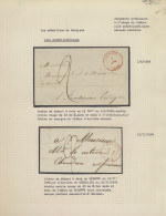 Verzameling Van 12 Voorlopers, W.o. Ath Met Postbusstempel W (ook Enkele Van Frankrijk Naar België), Zm/m/ntz - Autres & Non Classés