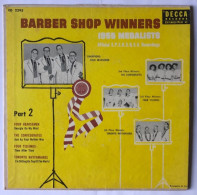 DECCA ED 2295 45T EP - Part 2 - Barber Shop Quartet Winners 1955 Medalists - Speciale Formaten