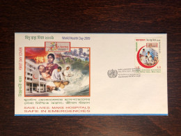 BANGLADESH FDC COVER 2009 YEAR HOSPITAL  RED CRESCENT RED CROSS HEALTH MEDICINE - Bangladesch