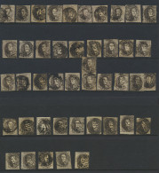 N° 6 10c. Bruin (42x) En één Rechtopstaand Paar Voor De Platen En Stempelspecialist, Zm/m/ntz - 1851-1857 Medaillen (6/8)