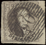 N° 6 Plaat IVA - Positie 100 - Volrandige Zegel Met Rechterbladboord, P.50-Gosselies (alleen 9 Maanden Gebruikt), Zm - 1851-1857 Medaillen (6/8)