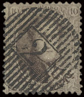 N° 14A 10c. Bruin, Tanding 12 1/2 X 13 1/2, D.2-Amay, Mooie Centrale Afstempeling, Zm (COBA €35) - 1863-1864 Médaillons (13/16)