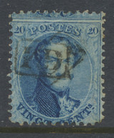 N° 15A 20c. Blauw, Tanding 12 1/2 X 13 1/2, Met Stempel PD In Kastje, Zm - 1863-1864 Medallions (13/16)