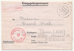 Lettre Depuis Le Stalag IX C - Cachet Rouge "Stalag IX C 3 Geprüft" - Novembre 1940 - Guerre De 1939-45