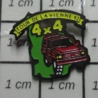 615D Pin's Pins / Beau Et Rare / AUTOMOBILES / TOUR DE LA VIENNE 4x4 1992 - Rally