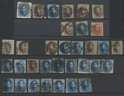 N° 10A/11A En 10/12, 33 Exemplaren Met Verschillende Kwaliteit, Voor De Platen- Of Stempelzoeker, M/ntz - 1849-1865 Medaillen (Sonstige)