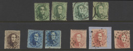 N° 13 (4x), 14 (1x), 15 (2x) En 16 (3x) Met Verschillende Tandingen, Zm/m/ntz (OBP +€400) - 1849-1865 Medaillons (Varia)