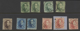 N° 13 (4x), 14 (1x), 15 (2x) En 16 (3x) Met Verschillende Tandingen, Zm/m/ntz (OBP +€400) - 1849-1865 Medaillen (Sonstige)