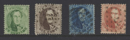 N° 13, 14, 15 En 16 Gestempeld, Zm/m (OBP €180) - 1849-1865 Médaillons (Autres)