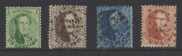 N° 13, 14, 15 En 16 Gestempeld, Zm/m (OBP €180) - 1849-1865 Medallions (Other)