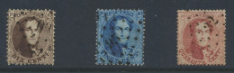 N° 14, 15A En 16B Alle Diverse Tandingen, Zm (OBP €30 + COBA €40) - 1849-1865 Médaillons (Autres)