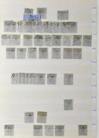 N° 17 10c. Grijs, In Tanding 15 En 14½ X 14, Zegels Per Puntstempel, Meer De Courante, D.C.a Stempels, Enkele Paren En C - 1865-1866 Profile Left