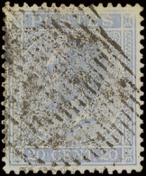 N° 18 20c. Blauw Met Rurale Stempel, 18 Balkenstempel, Zm - 1865-1866 Perfil Izquierdo