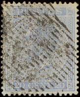 N° 18 20c. Blauw Met Rurale Stempel, 18 Balkenstempel, Zm - 1865-1866 Profile Left