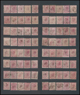 N° 20 40c. Bleekroze, Studieverzameling Puntstempels, 141 Zegels, Alle Verschillende Nummers, Zm (OBP +/-€3.100 + COBA € - 1865-1866 Profile Left