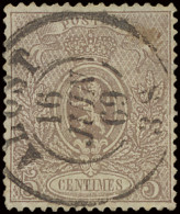 N° 25A Tanding 15, D.C.a Alost, 16/6/69, Mooie Centrale Stempel, Goede Centrage, Zm (OBP +€1.000) - 1866-1867 Kleine Leeuw