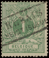 N° 26 1c. Groen Met Relais In Kastje HEYST (SUR MER), Zm - 1869-1883 Leopold II