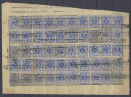 N° 27 2c. Blauw, Op Spaarkaart, 50 Exemplaren Met Roulette Afstempeling, Zeer Mooi Voor In Je Verzameling, Zm/m (OBP +€1 - 1869-1883 Léopold II