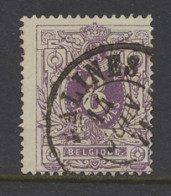 N° 29 8c. Violet Met D.C. Malines, Zm/m - 1869-1883 Léopold II