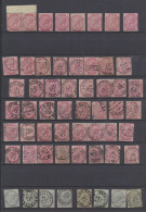 N° 38/41 Meerdere Exemplaren Met Kleurnuances, Afstempelingen (ook Enkele Nagegomd), Voor Stempelzoeker, Zm/m/ntz (OBP + - 1883 Léopold II