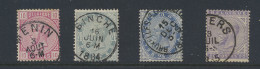 N° 38/41 Volledige Reeks, Zm (OBP €100) - 1883 Leopoldo II
