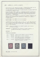 10 Zegels En 4 Waardepapieren Met Uitleg, W.o. Strip Van 4 (n° 38) Met Roulette Stempel, Zm/m - 1883 Léopold II