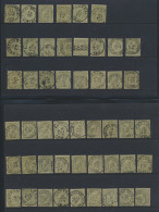 N° 47, 20c. Olijf Op Groen, 78 Exemplaren Met Enkele Mooie Afstempelingen, Voor De Specialist, Zm/m/ntz - 1884-1891 Leopold II
