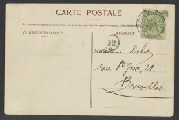 N° 56 5c. Groen En 81 1c. Grijs Op 2 ZK, Allebei Met Postes Militaires Afgestempeld, Zm - 1893-1900 Fijne Baard