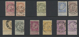 N° 57/67 Reeks Zonder De Kleine Waarden, Zm/m (OBP €138) - 1893-1900 Fijne Baard