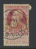 N° 74 10c. Karmijn, Afstempeling RELAIS HULSE, T1L, Zm (COBA +€12) - 1905 Thick Beard