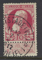 N° 74 10c. Karmijn Met Afstempeling HOFSTADE (VL)/HOFSTADE (FL), T4R, Zm (COBA €15) - 1905 Thick Beard