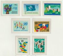 D 1300) United Nations UNO Wien 1979 Mi# 1-6, 1980 Mi# 8 **: U.a. Vogelzug, Frieden Taube Leben - Unused Stamps