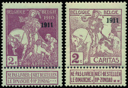 ** N° 84/107 Volledige Reeks, Zm (OBP € 3.020) - 1910-1911 Caritas