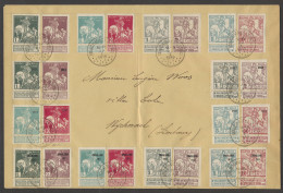 N° 84/107 De 3 Sets Op Omslag, Zm (OBP €363) - 1910-1911 Caritas