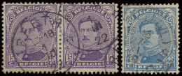 N° 137 (3x), 138 (5x), 139 (3x), 141 (2x), Alle Met Mooie Afstempelingen W.o. Relais RUMMELIES, SAUVEGARDE (RUYSBROECK), - 1915-1920 Albert I.