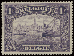 ** N° 145A 1fr. Antwerpen In Tanding 15, Zm (OBP €450) - 1915-1920 Albert I