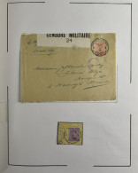 1914/1918 Verzameling In Davo Album Van Poststempels Gebruikt Door De Legerdiensten Tijdens De Oorlog En St.-Adresse/Le  - Otros & Sin Clasificación