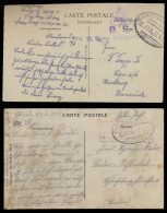 1915 Tien Feldpostkaarten Met Treinstempels Z118 (2x), Z136 (1x), Z354 (2x), Z306 (2x), Z654 (3x), Zm - Army: German