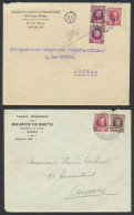 1923/1927 Houyoux Brieven (36 Ex.), Enkelvoudig Port Van 25c. Tot 60c., 1 Brief Met N° 285, Mooi Lot, Geen Maatwerk Of F - 1922-1927 Houyoux