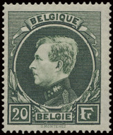 ** N° 290B 20fr. Donkergroen, Zm (OBP €1.050) - 1929-1941 Grand Montenez