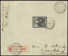 1935 BL 4 Op Aangetekende Brief 28/5/'35 Naar Düsseldorf, Zm (OBP €250) - Other & Unclassified