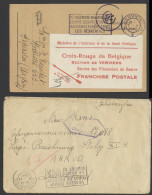 Kleine Samenstelling 31 Kaarten Of Brieven, Belgische Krijgsgevangenen In Duitsland, Rode Kruis En Duitse Formulieren, K - WW II (Covers & Documents)
