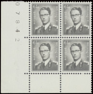 ** N° 1066/75 Volledige Reeks In Blok Van 4, Zm (OBP €1.460) - 1953-1972 Anteojos